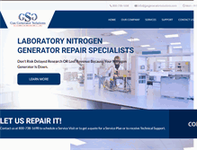 Tablet Screenshot of gasgeneratorsolutions.com